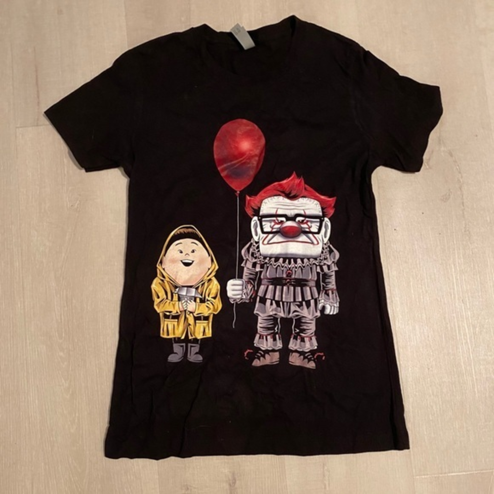 Next Level Pennywise with Up kid t shirt‎ Halloween IT fall shirt size S adult